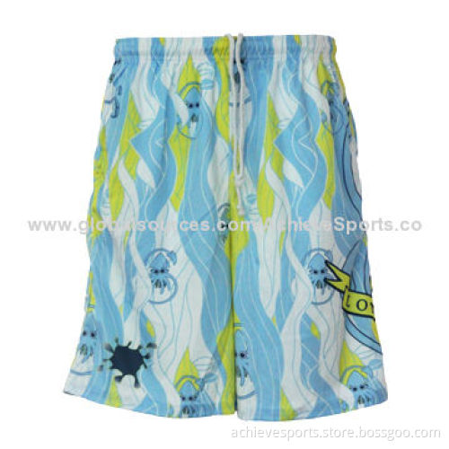 Sublimated Lacrosse Shorts, Made of 100% Polyester Fabric, Customized Sizes are Welcome